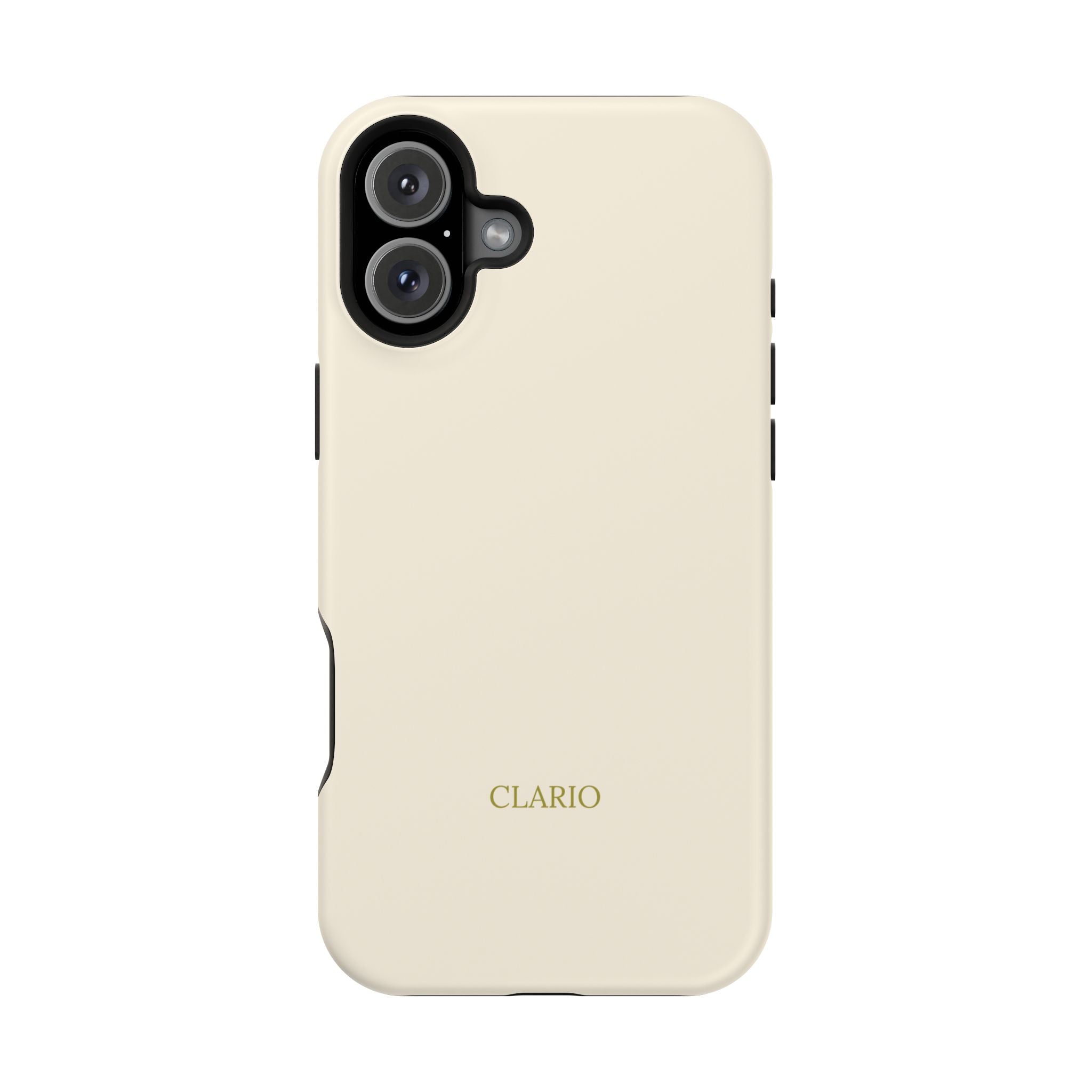 The Classic Clario Phone Case | Cream