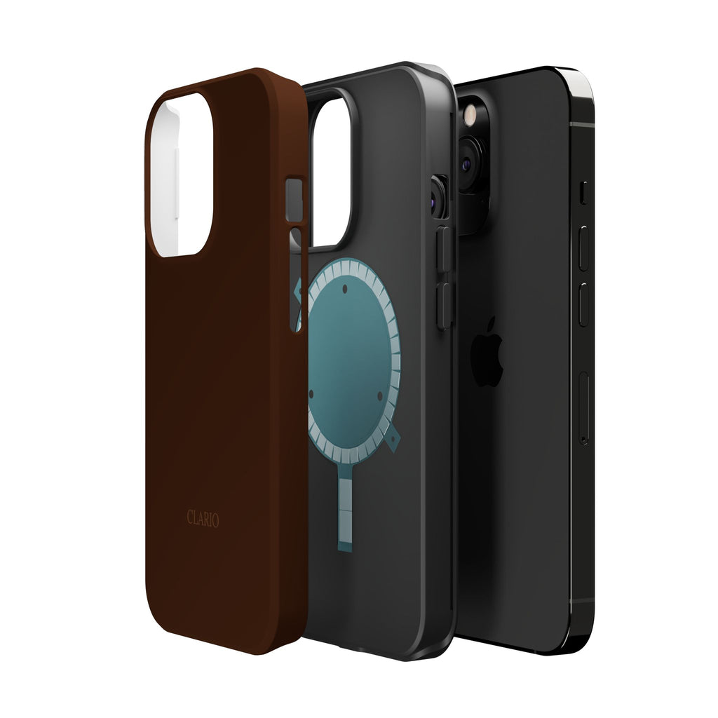 The Classic Clario Phone Case | Chocolate