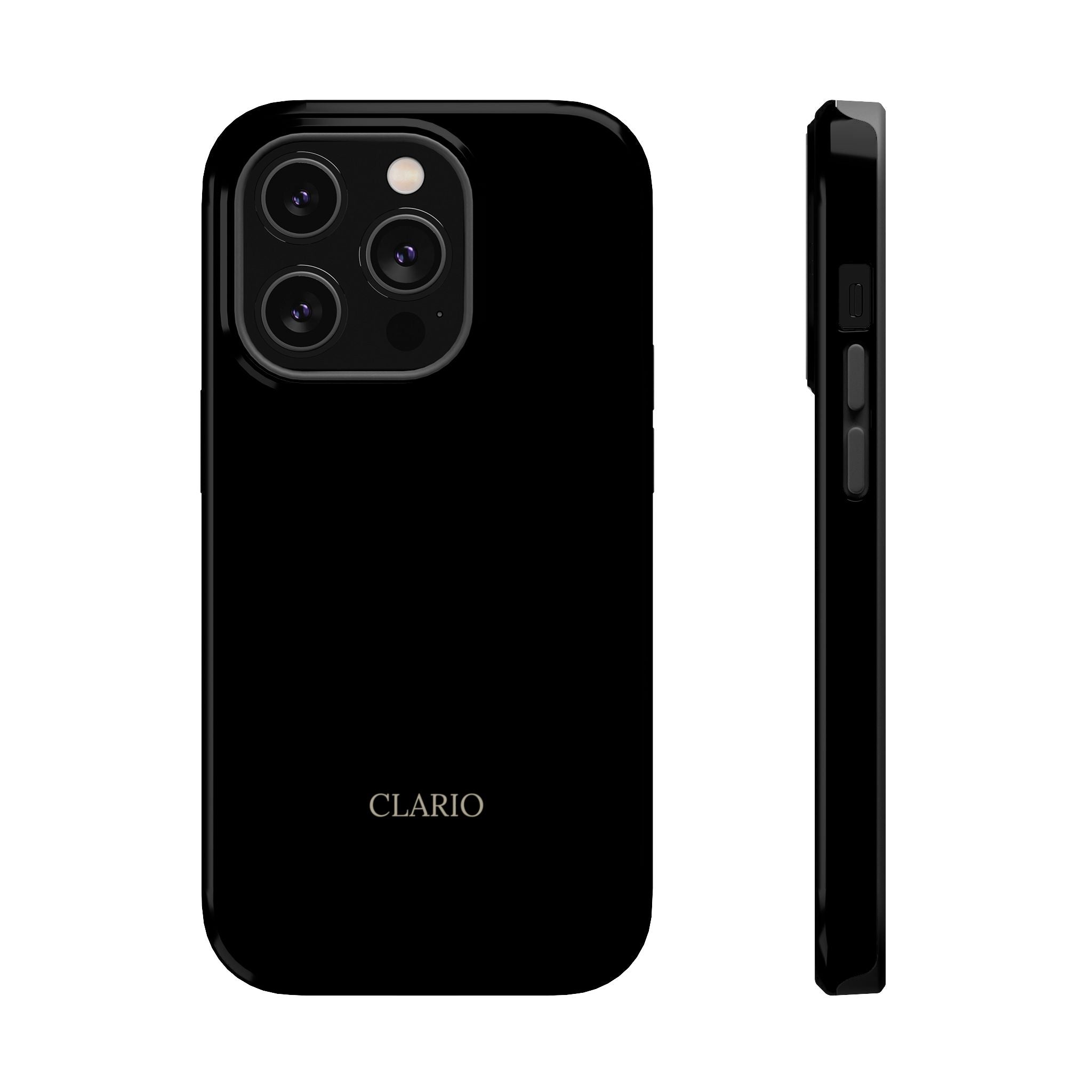 The Classic Clario Phone Case | Black