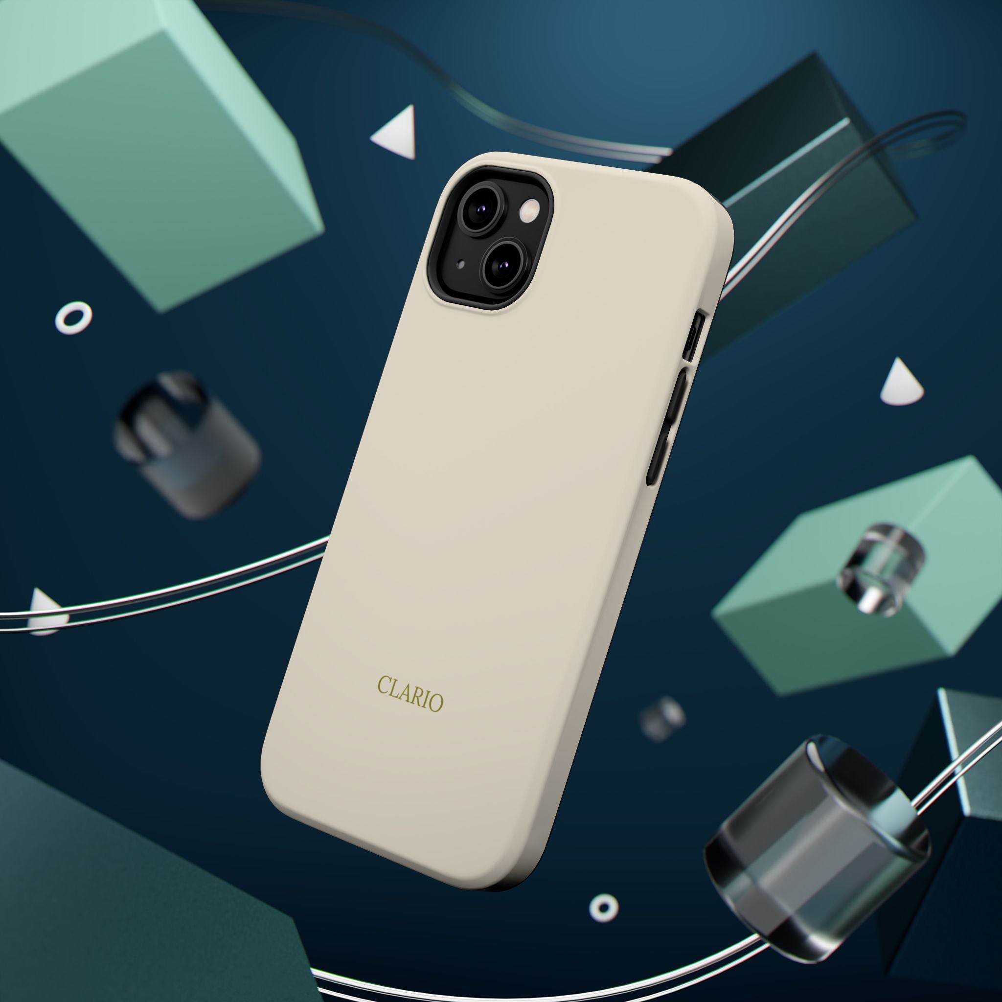 The Classic Clario Phone Case | Cream