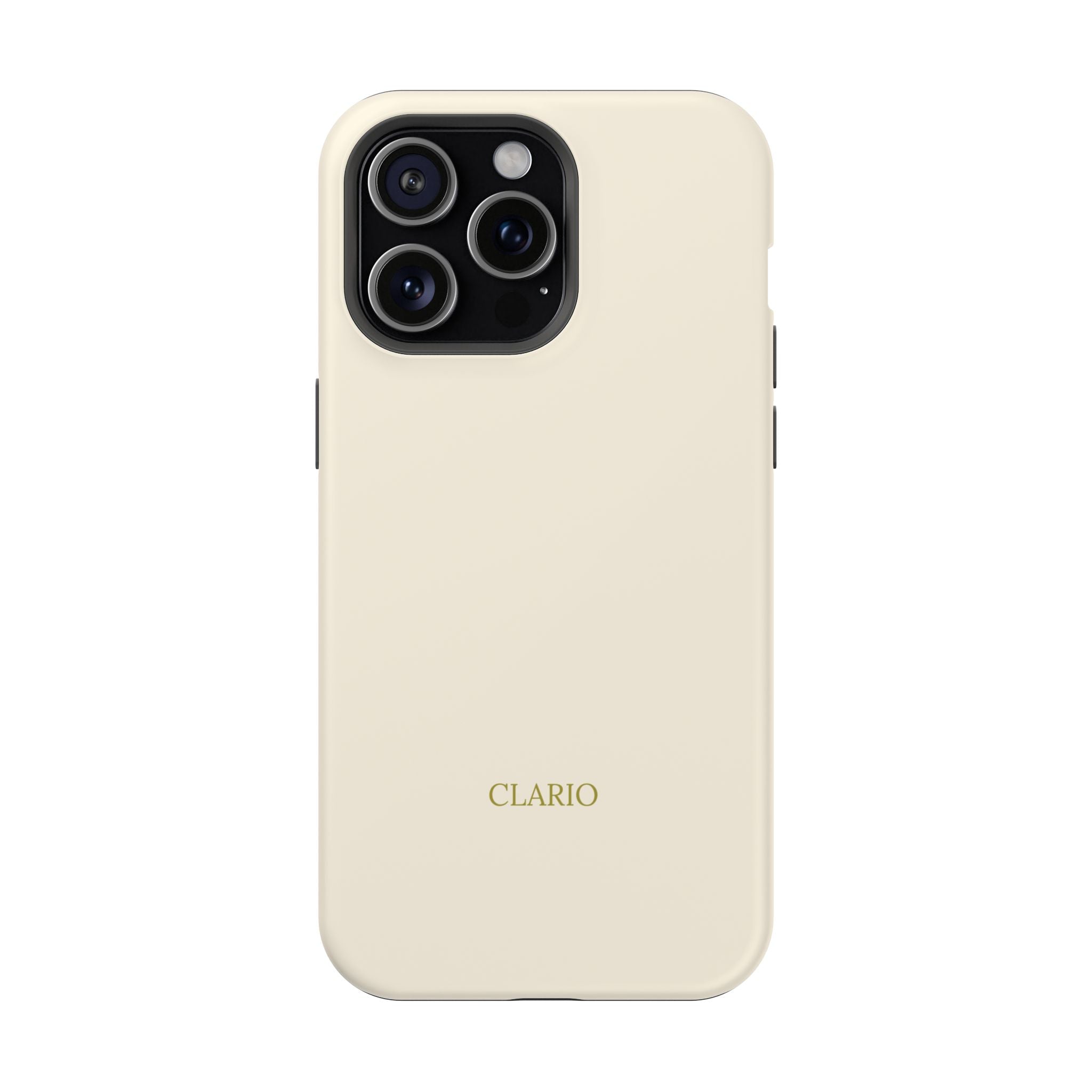 The Classic Clario Phone Case | Cream