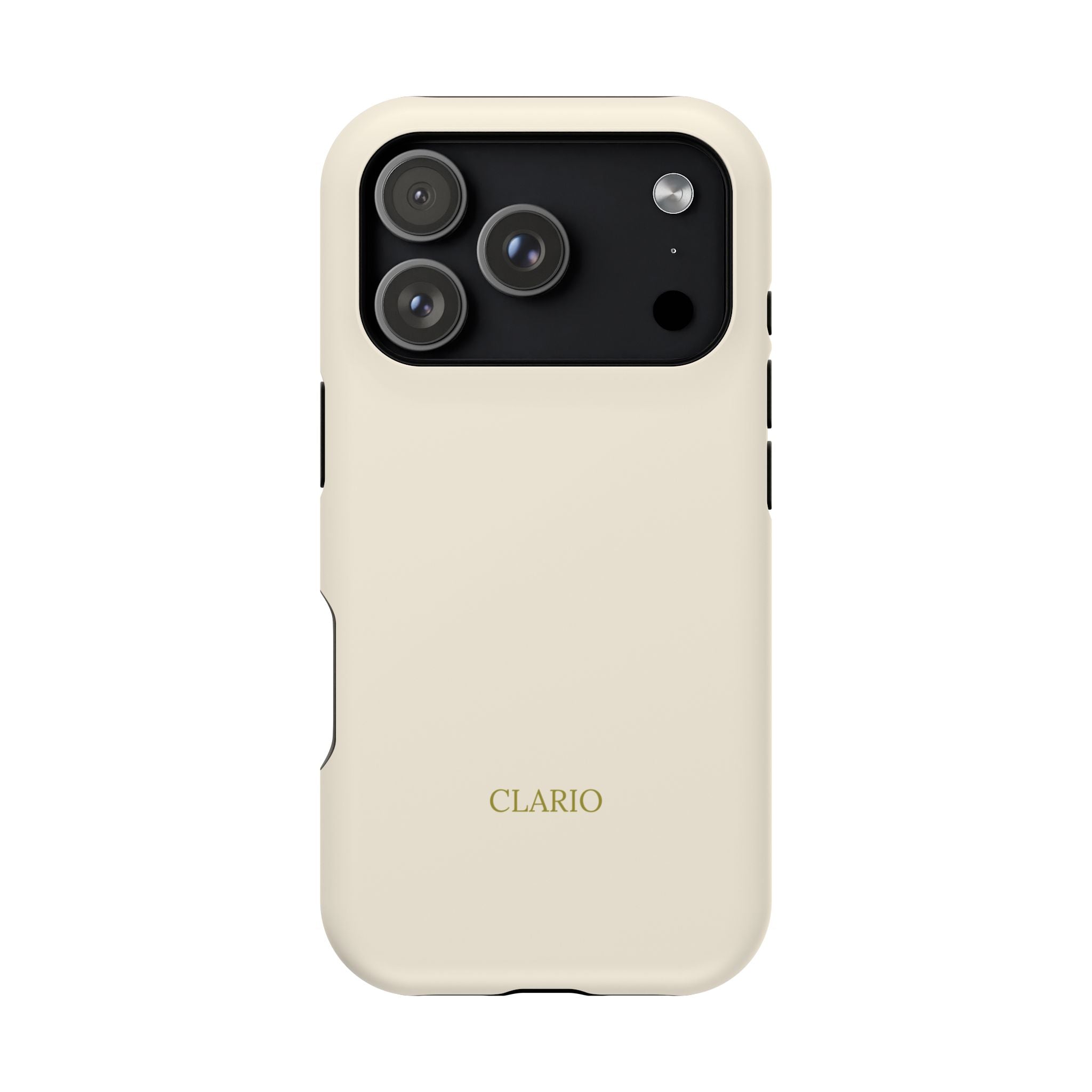 The Classic Clario Phone Case | Cream