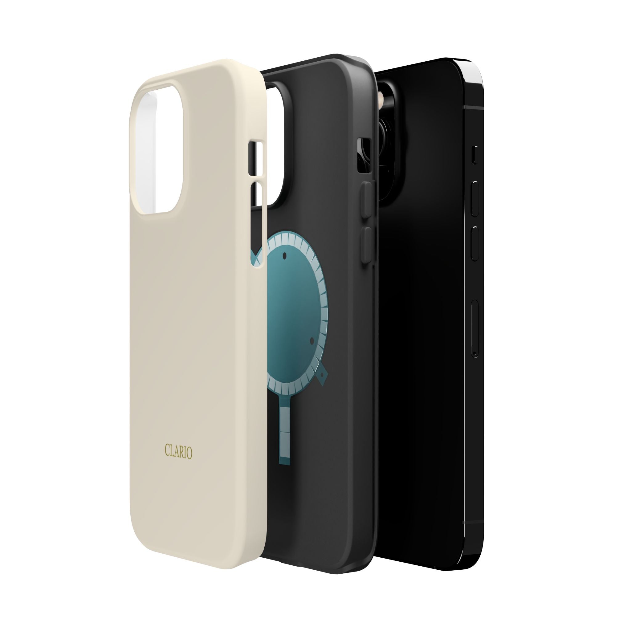 The Classic Clario Phone Case | Cream