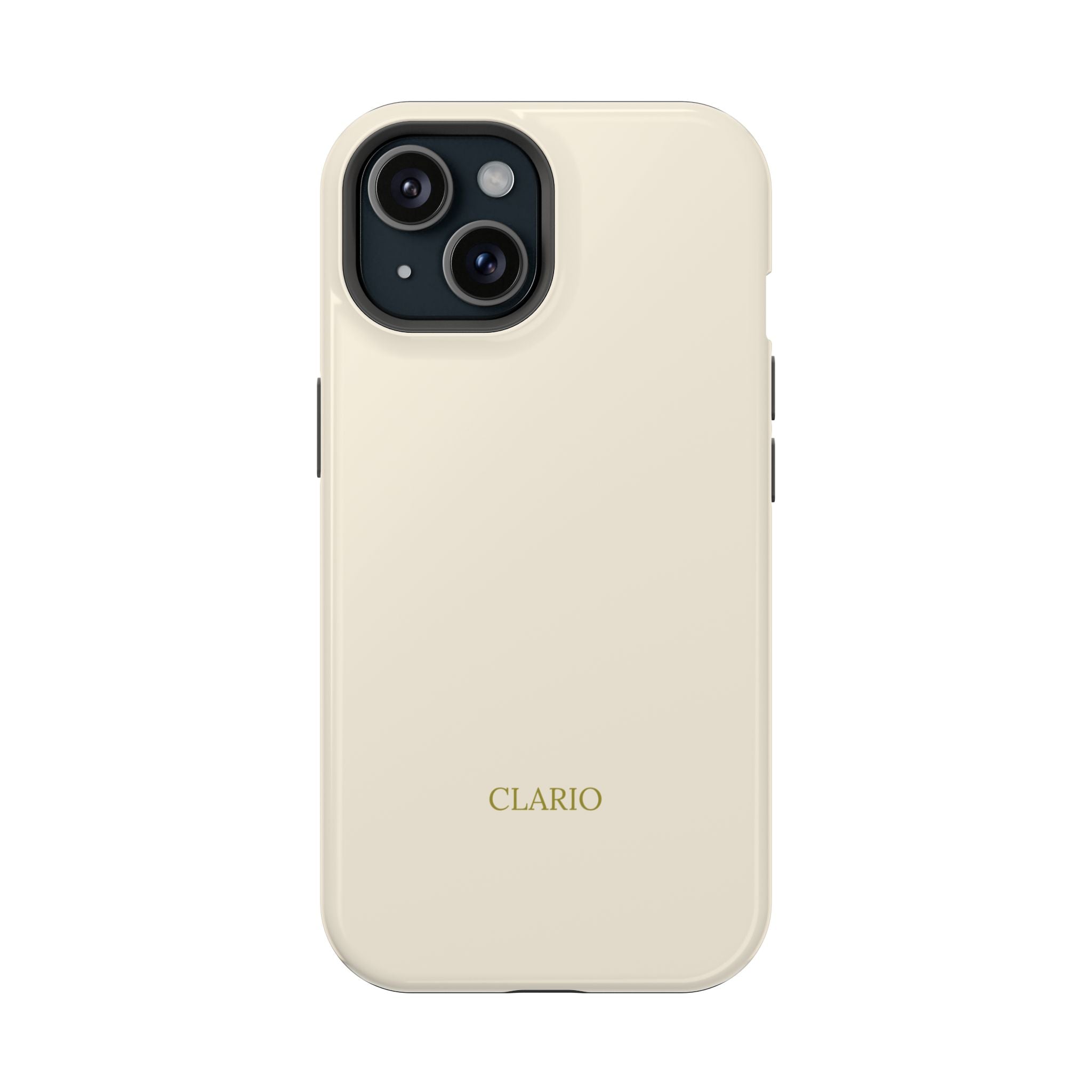The Classic Clario Phone Case | Cream