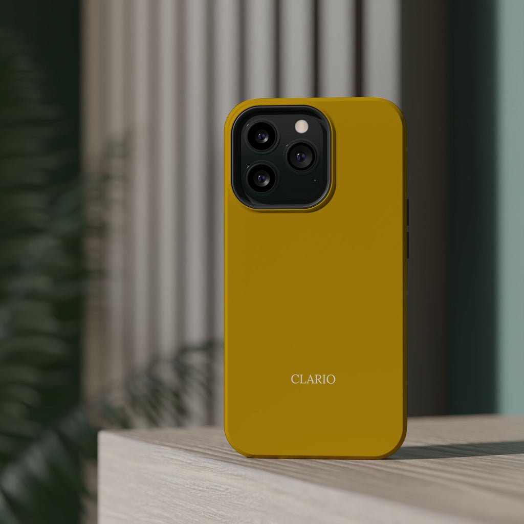 The Classic Clario Phone Case | Mustard