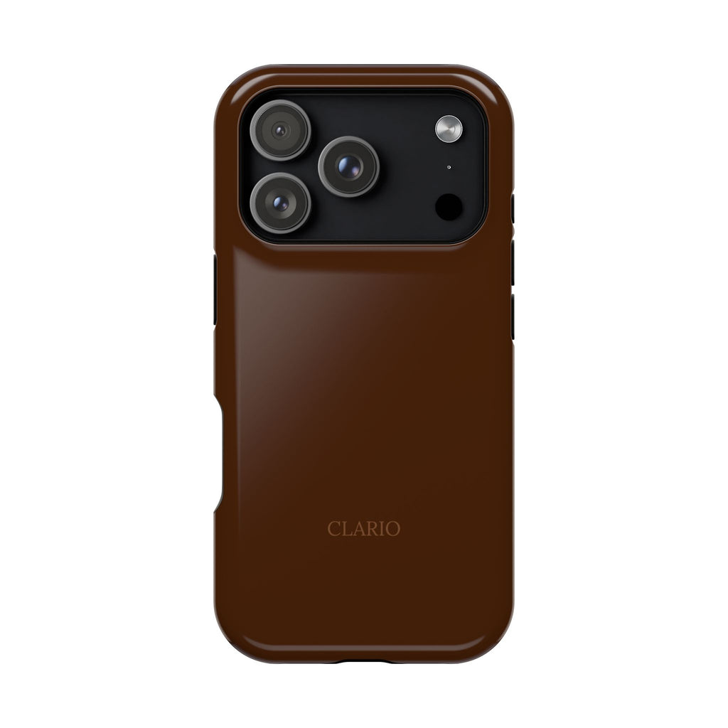 The Classic Clario Phone Case | Chocolate