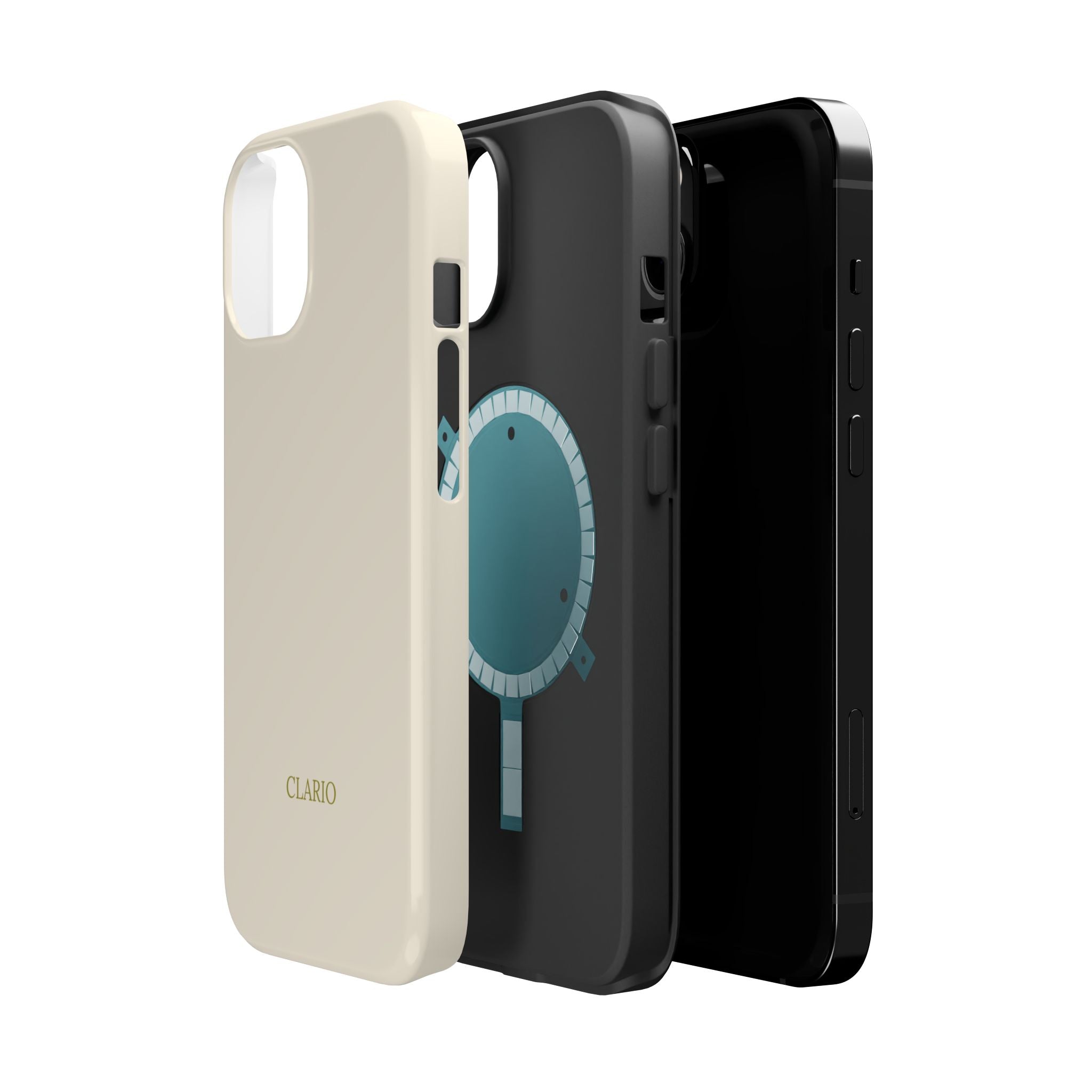 The Classic Clario Phone Case | Cream