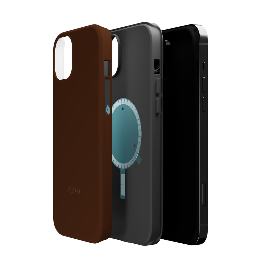 The Classic Clario Phone Case | Chocolate