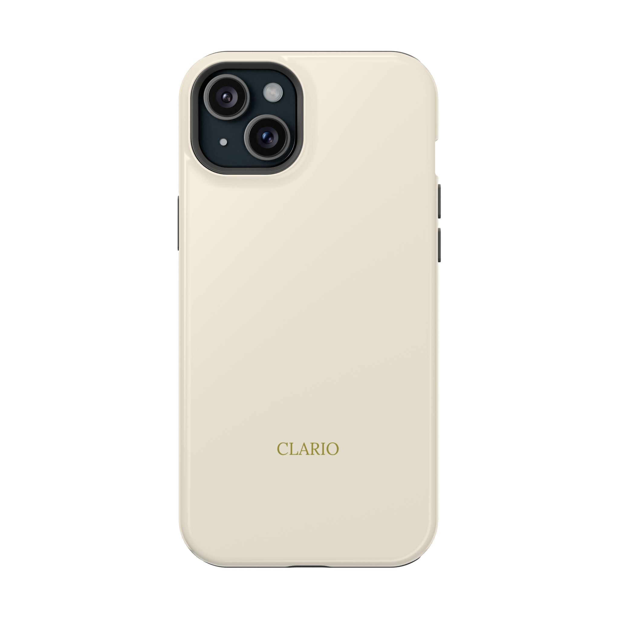 The Classic Clario Phone Case | Cream