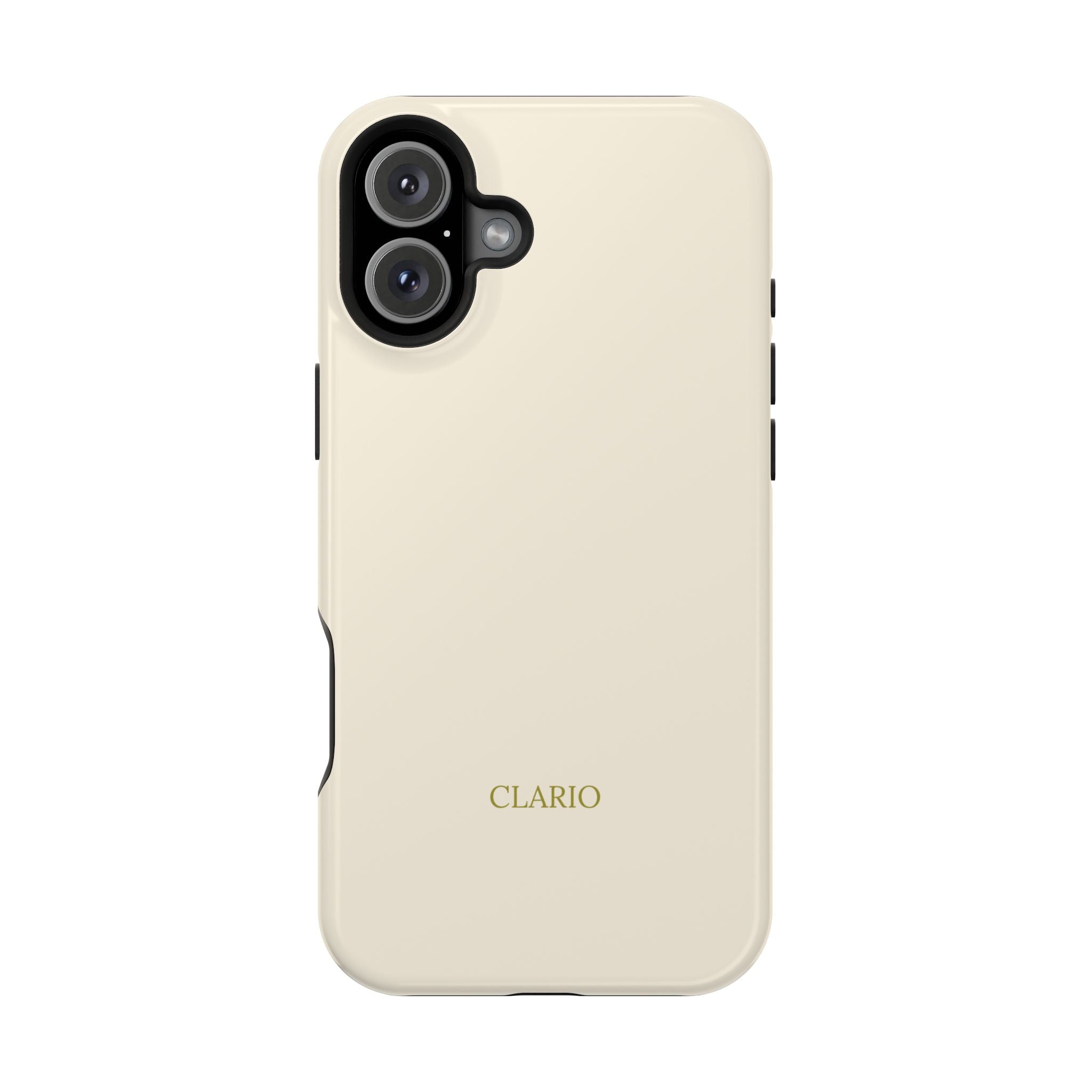 The Classic Clario Phone Case | Cream
