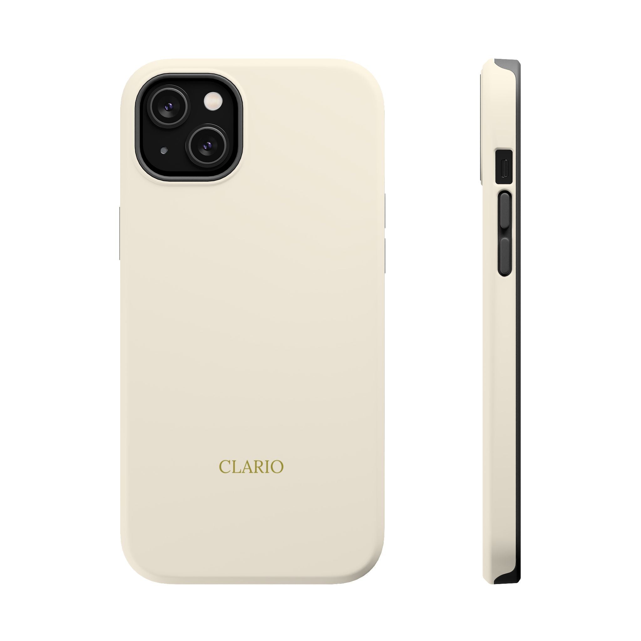 The Classic Clario Phone Case | Cream