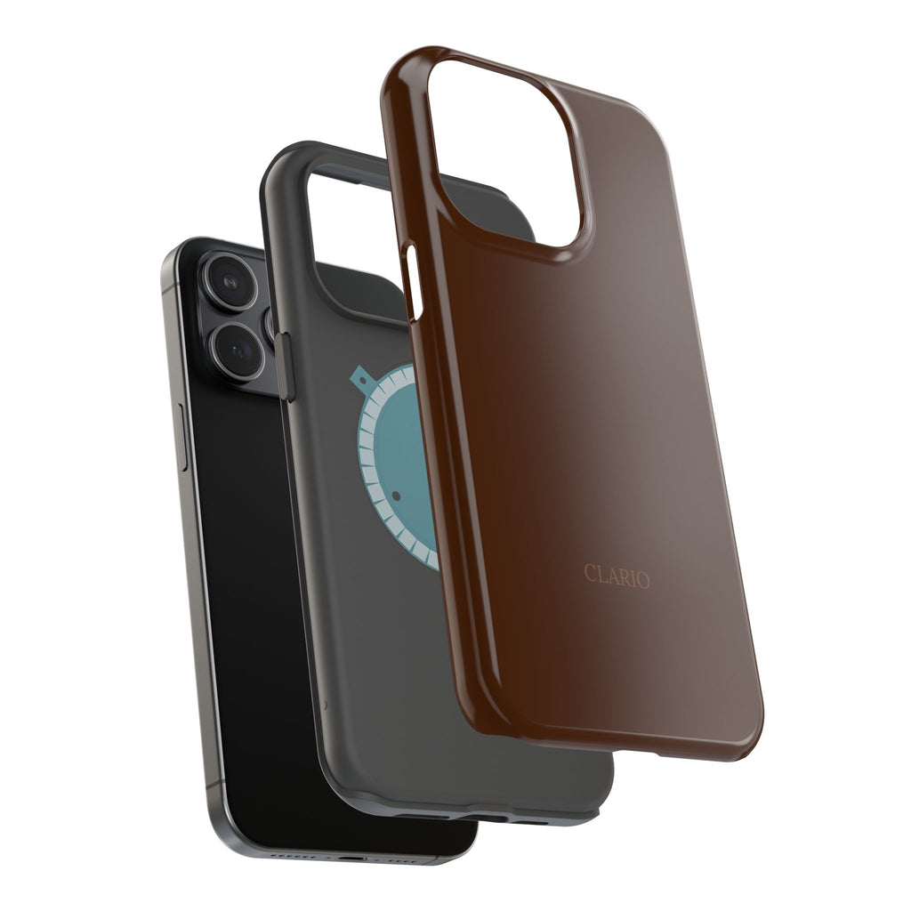 The Classic Clario Phone Case | Chocolate